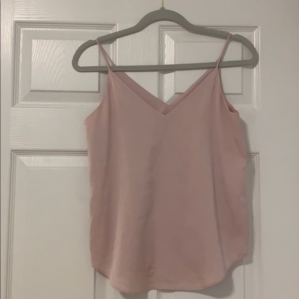Pink silk cami NWT